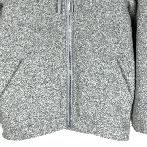 Lululemon So Sherpa wool blend full zip hooded jacket size 8 - Picture 5 of 9